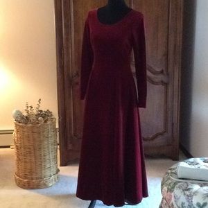 Laura Ashley velvet dress